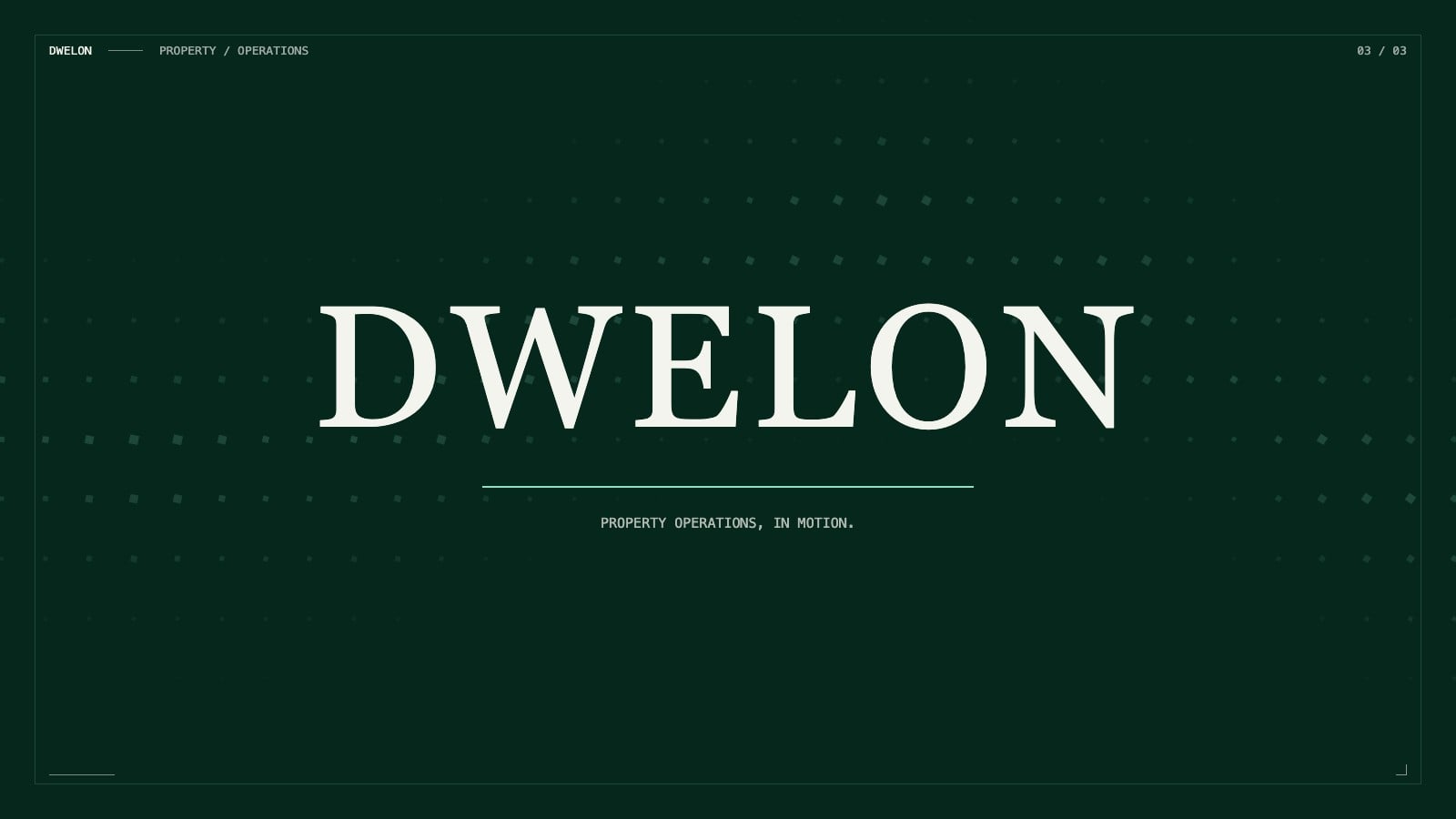 Dwelon AI product operations preview